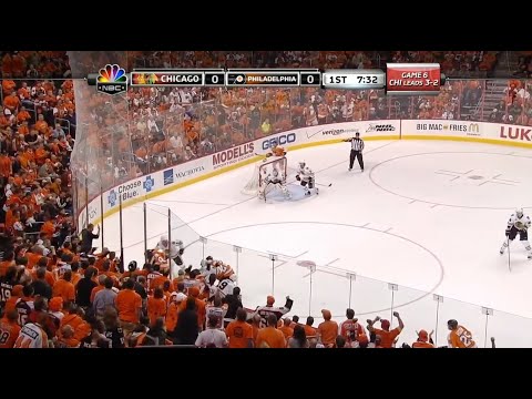 2010 Stanley Cup Final. Blackhawks vs Flyers. Game 6 highlights