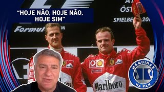 Cleber Machado detalha sobre dia em que Barrichello cedeu vitória a Schumacher
