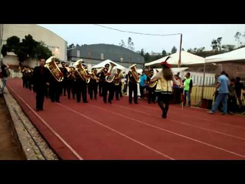 Banda Marcial João de Deus entrada Caieiras 2014
