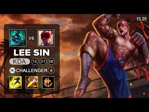 Pyosik Lee Sin Jungle vs Hecarim - KR Challenger Patch 10.25