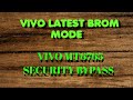 VIVO MT6765 BROM NEW SECURITY