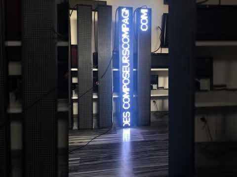 Journal lumineux destockage - Modèle CDC 16 X 160 - Monoligne - Full color - LED 5 mm - Intérieur/Extérieur_1