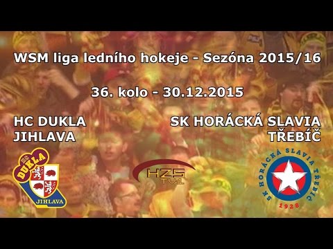 36. kolo (30.12.2015) HC Dukla Jihlava - SK Horácká Slavia Třebíč