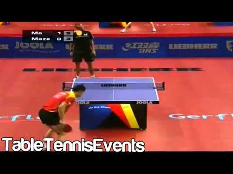 Ma Long Vs Michael Maze : Group B [World Cup Belgium 2008]