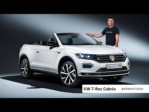VW T-Roc Cabriolet: Premiere mit Sitzprobe im offenen SUV