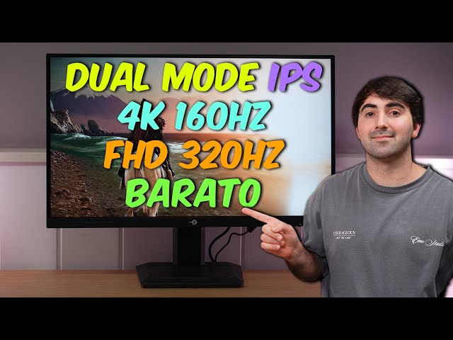 Vídeo relacionado con TITAN ARMY Mini LED Monitor 27 Pulgadas, 4K 160Hz& FHD 320Hz, HDR1000 153% sRGB DeltaE<2 10Bit, HDMI2.1 DP 1.4 Type-C Speaker, P275MV Plus