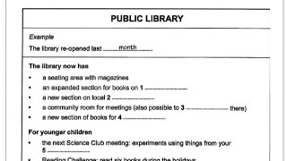 Public Library IELTS listening | Cambridge book 12 test 7 | HD audio | 1080p