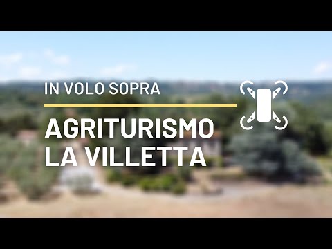 In volo sopra - Agriturismo la Villetta (Lago di Bolsena)
