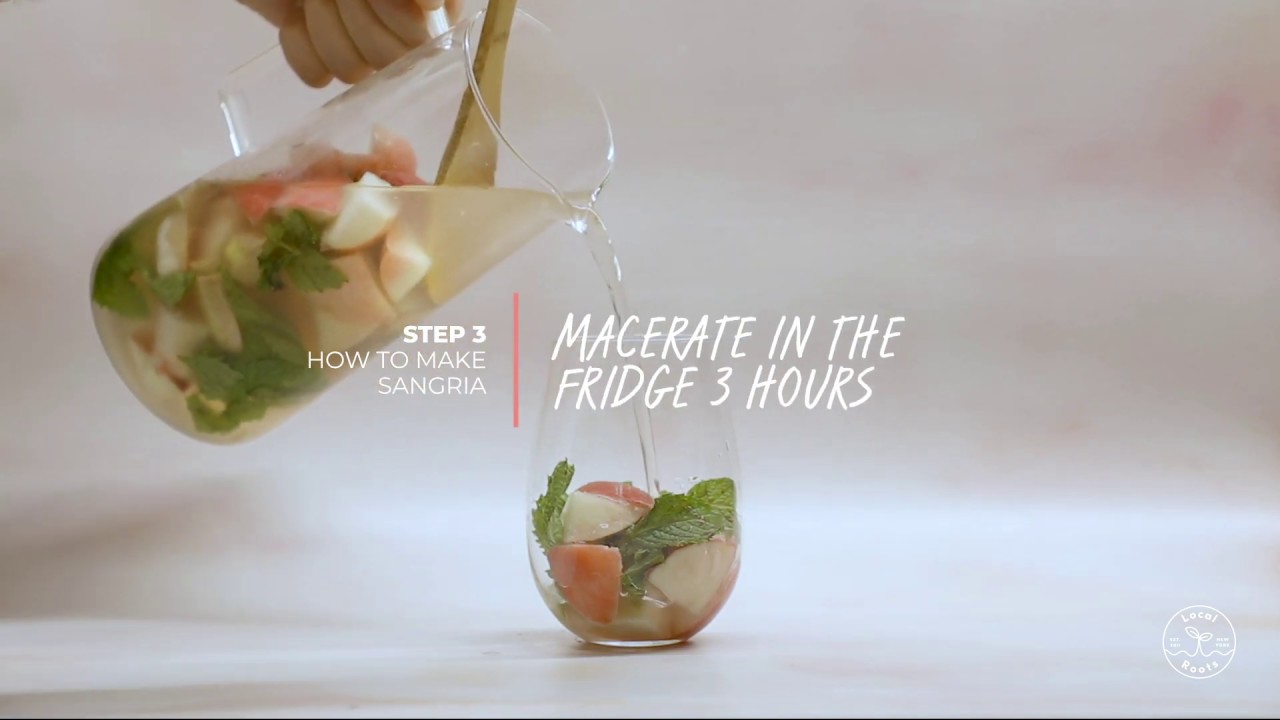 Easy Peach Ginger Sangria Recipe From Local Roots NYC