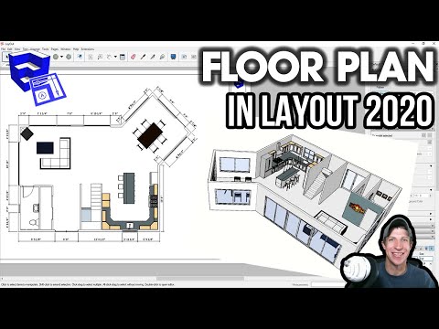 Creating a Floor Plan in LAYOUT 2020 from a SketchUp Model - Layout 2020 Part 1