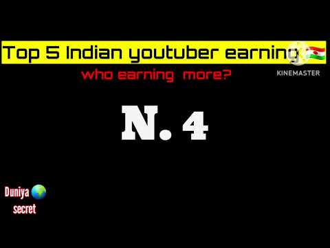 Top 5  Indian youtuber who Earned  Mor.e🇳🇪 es 5 mi sabse jayada kamane vala aadmi hai|🇳🇪👋