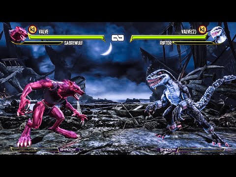 Killer Instinct : Sabrewulf  VS  Riptor ( Monsters Fight) - pc Gameplay