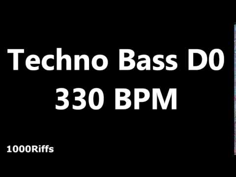 Techno Bass Metronome D0 : 330 BPM : Beats Per Minute