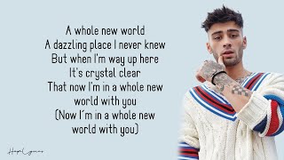 Download lagu ZAYN, Zhavia Ward - A Whole New World (Lyrics) (From 'Aladdin') mp3