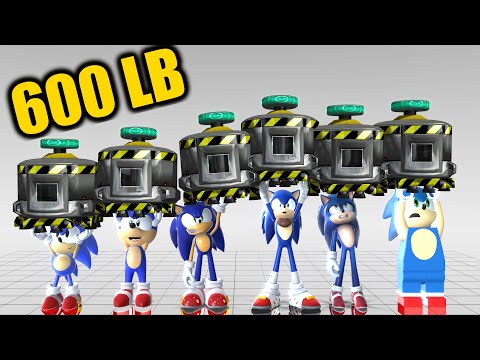 6 Versions of Sonic - Who Is The Strongest?  (Movie, Modern, Boom, Classic, SATAM, LEGO) [Animation]