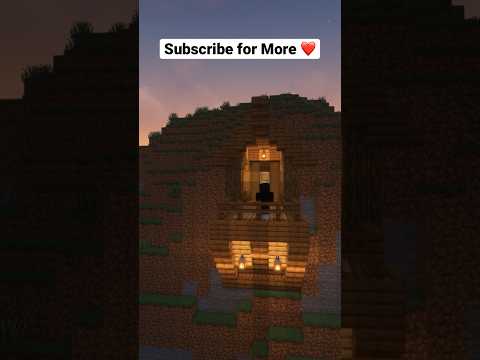 EPIC Mountain House Build in Minecraft! 🔥🏠 #minecraft