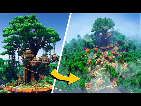 Minecraft 1.20 Jungle Biome Transformation