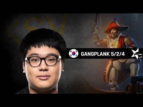 Highlights KSV CuVee with Gangplank - LCK Spring 2018 W1D1