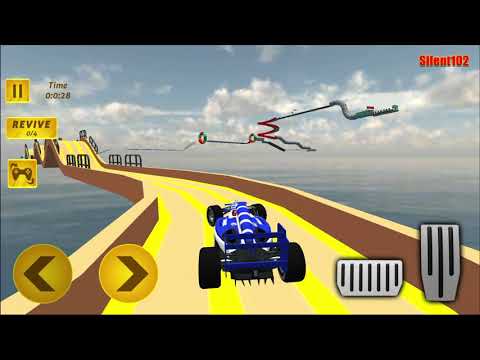 Blue Formula Car GT Racing Stunts 2021 - Extreme GT Formula Racing #10 - Android Gameplay