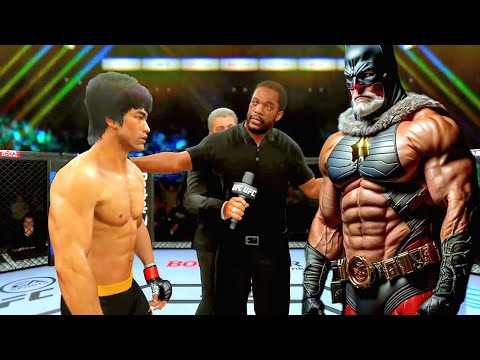 PS5 | Bruce Lee vs. Super Old Batman (EA Sports UFC 4)