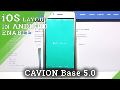 CAVION Base 5.0 and Apple Layout – Download and Apply iOS Launcher Application