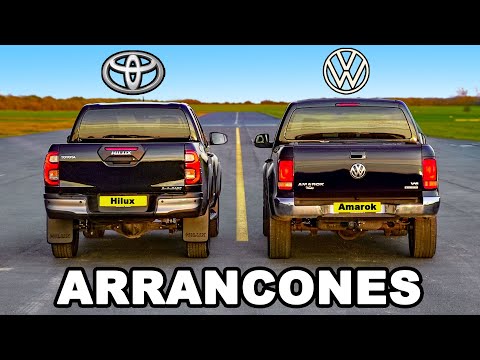 Nueva Toyota Hilux vs VW Amarok: ARRANCONES