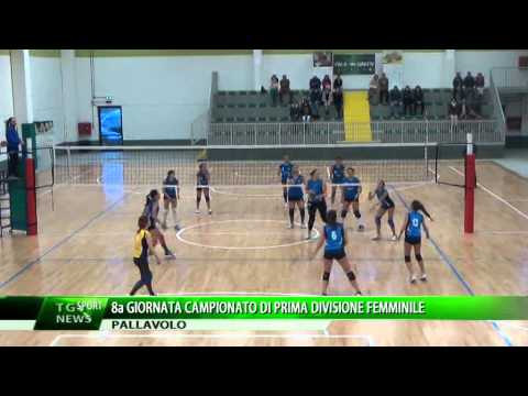 PALLAVOLO 8a GIORNATA CAMPIONATO DI PRIMA DIVISIONE FEMMINILE