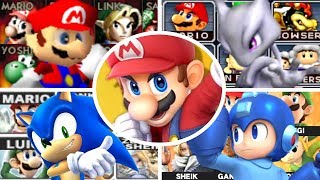 Evolution of All Characters in Super Smash Bros (1999-2018)