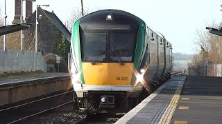 preview picture of video 'IE 22000 Class Intercity Train number 22227 - Monasterevin Station'