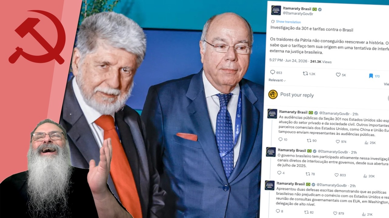 ITAMARATY DESCONTROLADO: "DIPLOMACIA" BRASILEIRA se DESCONTROLA com PRÓPRIA INCOMPETÊNCIA