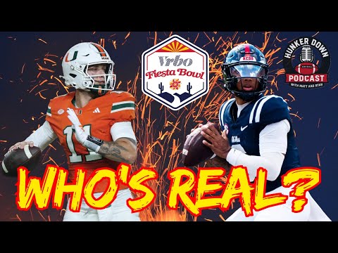 Fiesta Bowl Prediction - Can Chambliss Outduel Beck - Miami vs Ole Miss CFP Semifinal