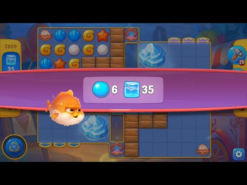 Fishdom. Hard Level 2809