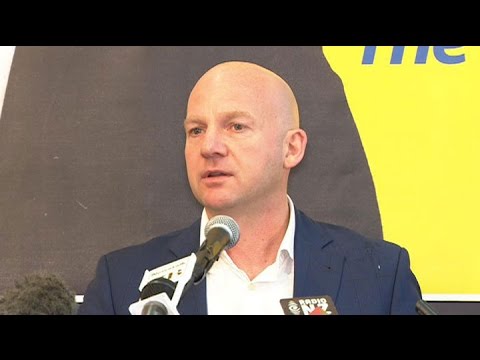 Jamie Whyte fights back tears in election speech