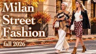Milan's Super Elegance: Beautiful Fashion Trends in October 2026 ✨ Italian Chic 