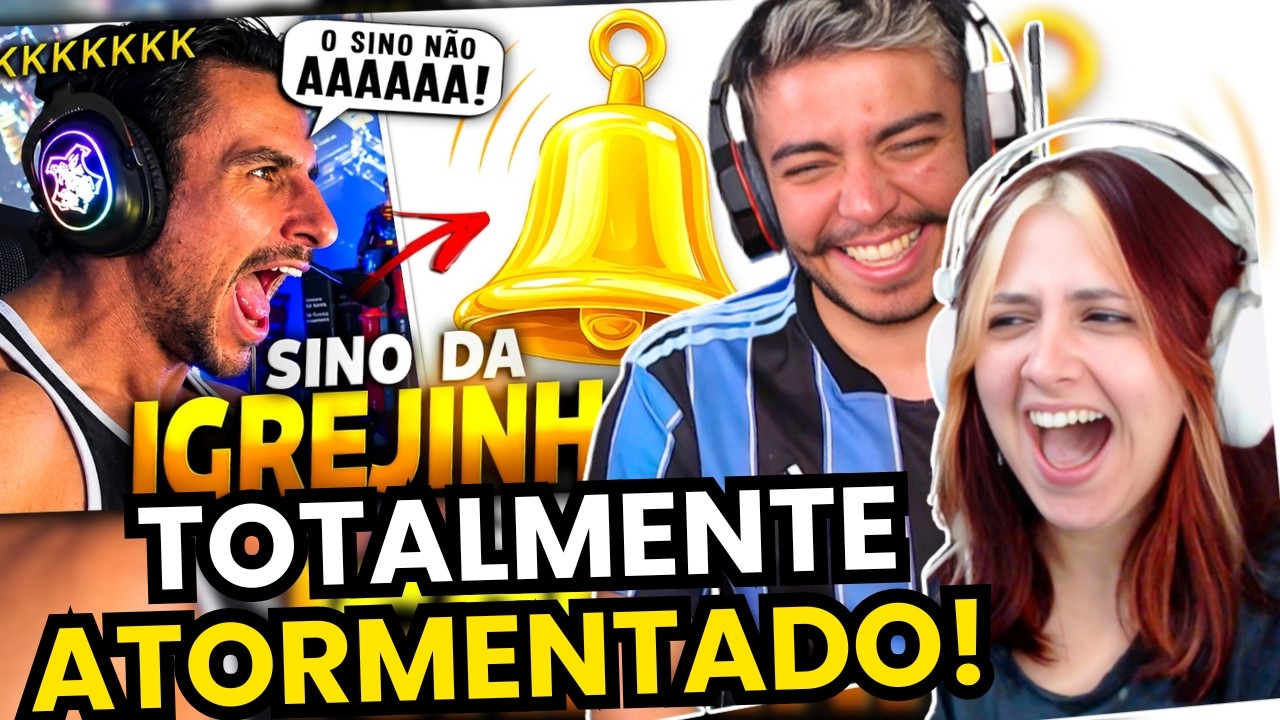 SUPER XANDÃO SENDO ATORMENTADO PELO SINO DA IGREJINHA! KKKKKK | react