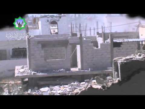 اشتباكات بين عناصر حركة المثنى الإسلامية وقوات النظام في الجمرك القديم في درعا البلد