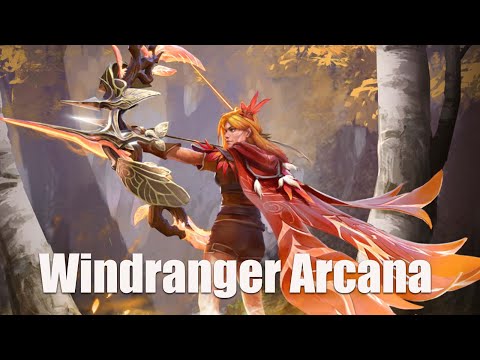 Windranger Arcana - DOTA 2 TI 10 - Compass Of The Rising Gale