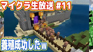 吉田のマイクラ生放送  #11「養殖成功」