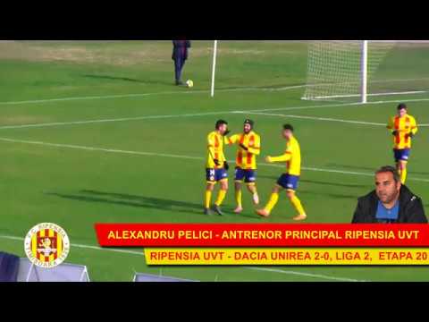 Alexandru Pelici după meciul cu Dacia Unirea Brăila