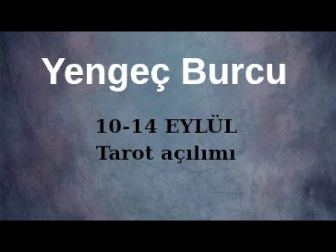 YENGEÇ BURCU 🔮 10- 14 EYLÜL ARASINDA 🔮 NELER BEKLİYOR ❓ TAROT AÇILIMI #keşfet #yengeçburcu 
