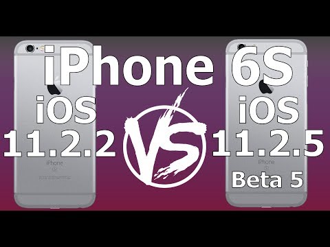 iPhone 6S : iOS 11.2.2 vs iOS 11.2.5 Beta 5 Build 15D5057a