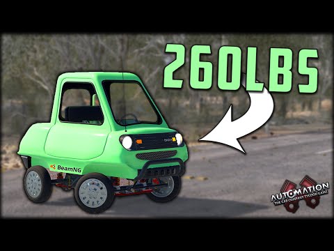 Building The Lightest Car Ever!? ~ Automation - BeamNG
