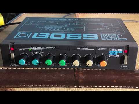Boss RCL-10 Micro Rack Series Compressor Limiter 1985 - 1990 - Black image 6