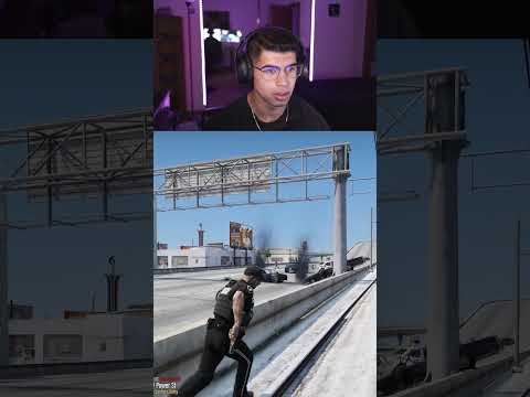 Responding to robbery on freeway... #shorts #lspdfr #gta5