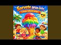 Sorvete Arco Iris Canção Infantil Alegre