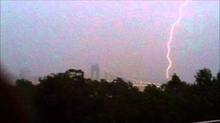 preview picture of video 'Storm Over NYC from Fort Lee, NJ'