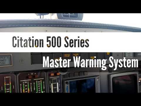 Citation 500 Series - Master Warning System