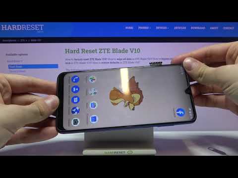 How to insert a SIM card in a ZTE Blade V10 / How to insert a memory card
