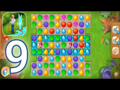 Gardenscapes - Gameplay Walkthrough Part 9 - Day 2 Level 28 - 31 Completed (iOS, Android)