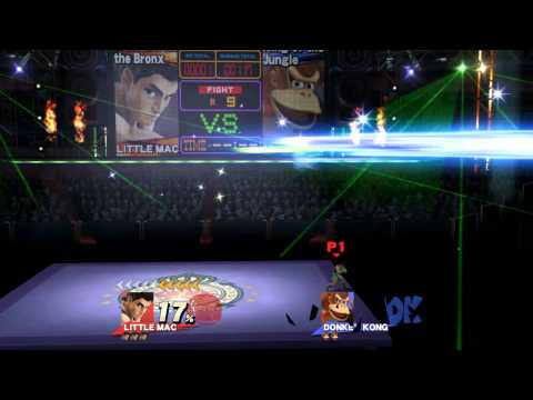 ssb4 lil mac vs donkeykong